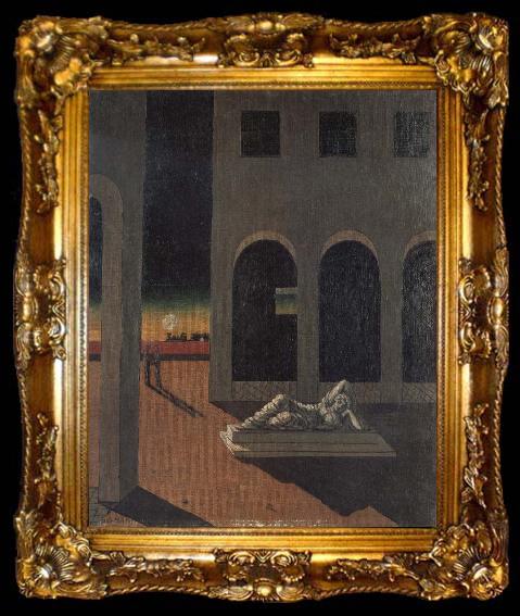 framed  Ferdinand Hodler Piazza d-Italia,Malinconia, ta009-2